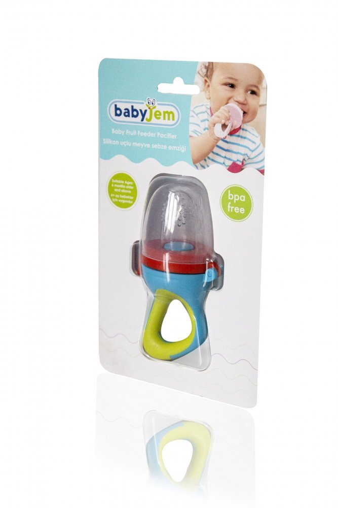 BabyJem Dispozitiv de hranire din silicon Fruits and Vegetables Orange