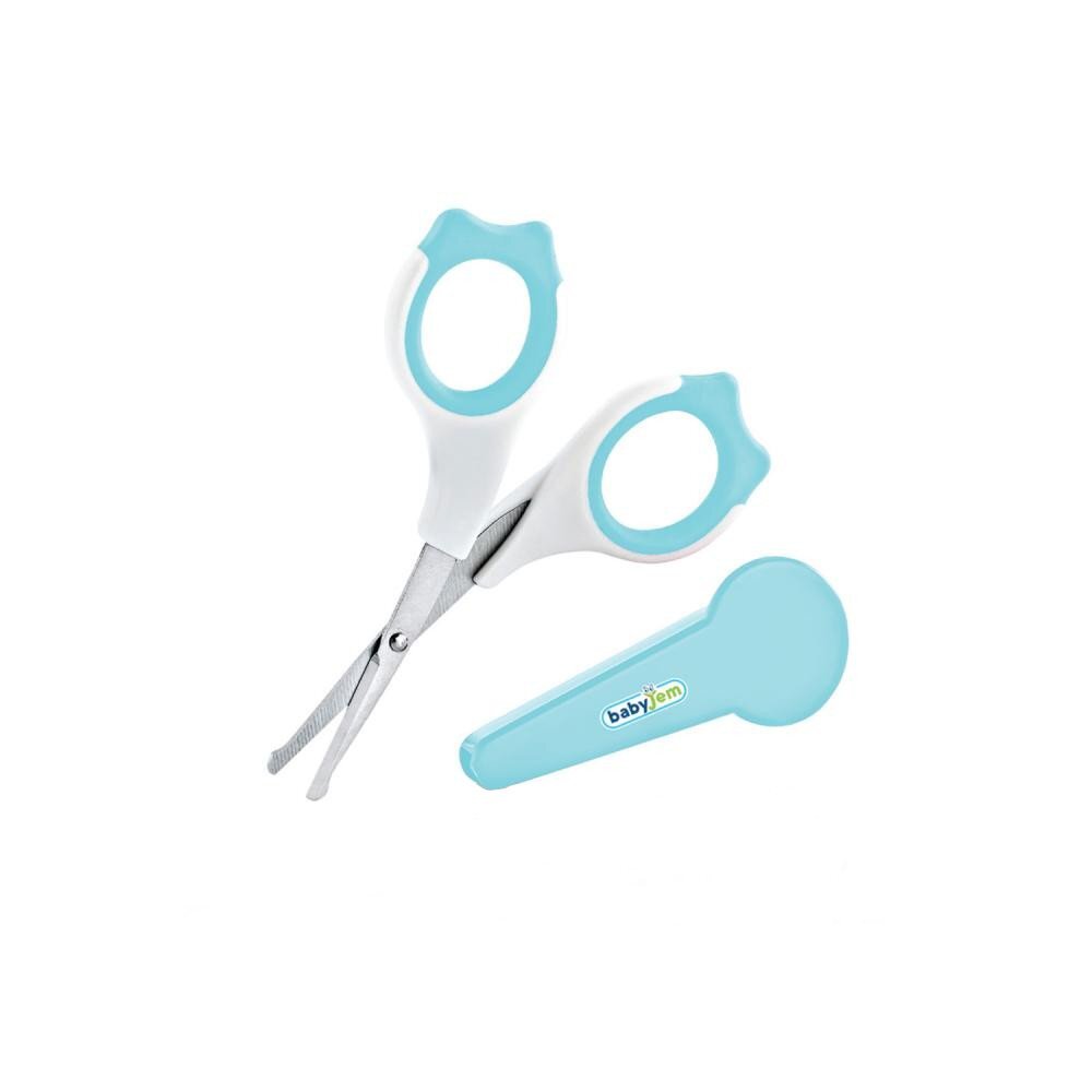 BabyJem Forfecuta pentru bebelusi cu suport protectie Blue