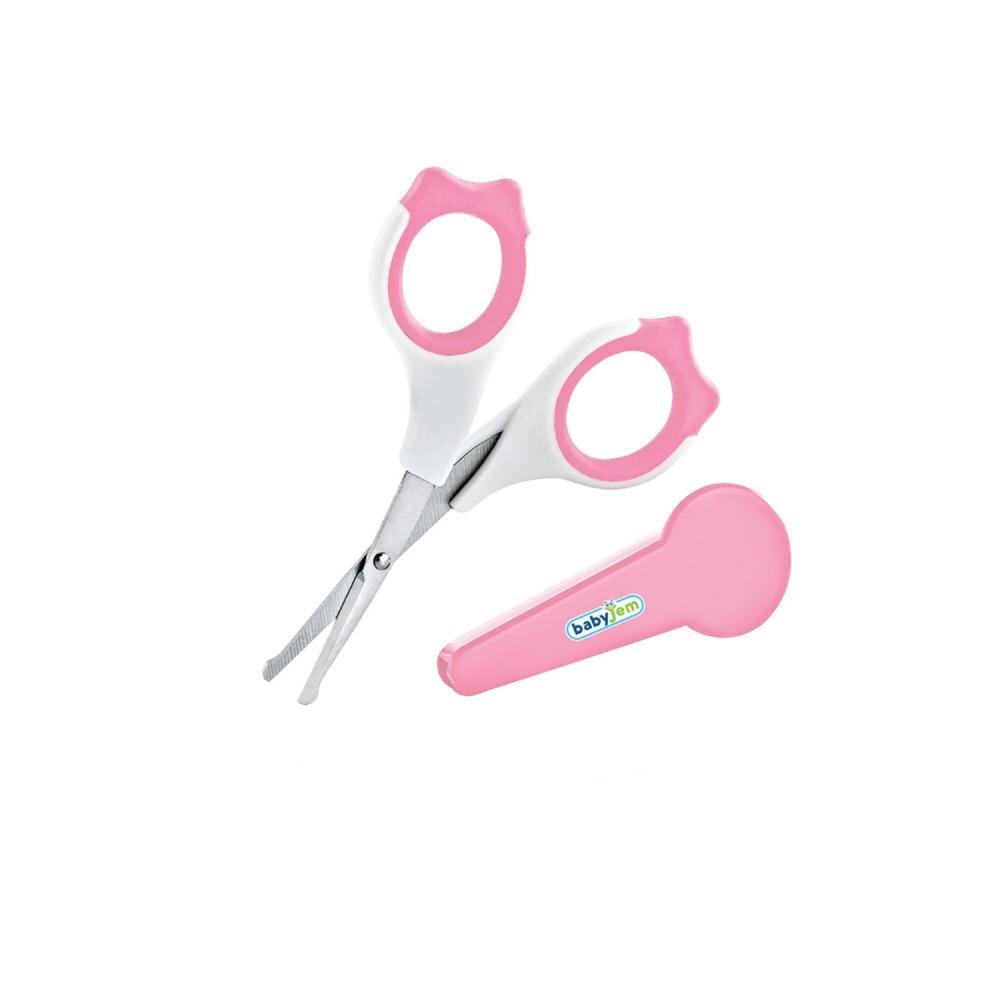 BabyJem Forfecuta pentru bebelusi cu suport protectie Pink