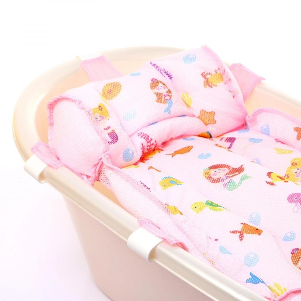 BabyJem Hamac din spuma pentru cadita Ocean Baby Bath Pink