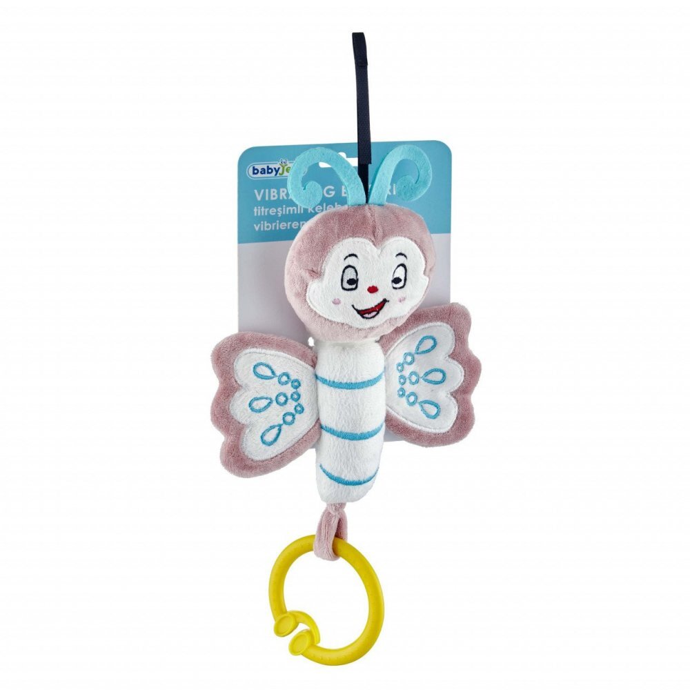 BabyJem Jucarie din plus cu vibratii Fluture Roz