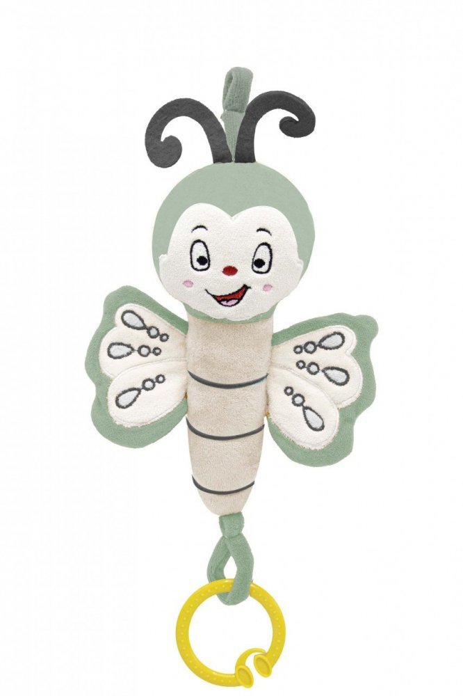 BabyJem Jucarie din plus cu vibratii Fluture Verde