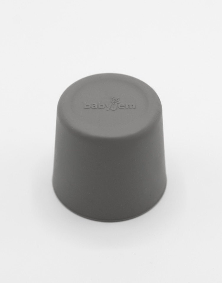 BabyJem Pahar din silicon pentru diversificare Gri