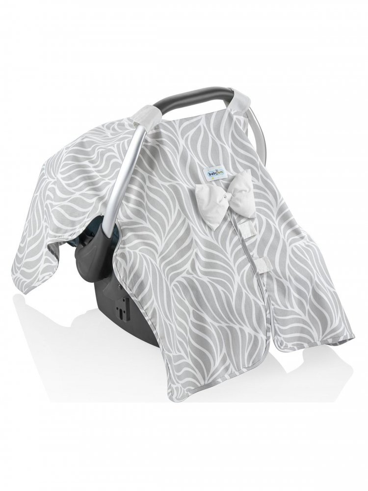 BabyJem Parasolar pentru scaun auto 0-13 kg Infant Cover Gri