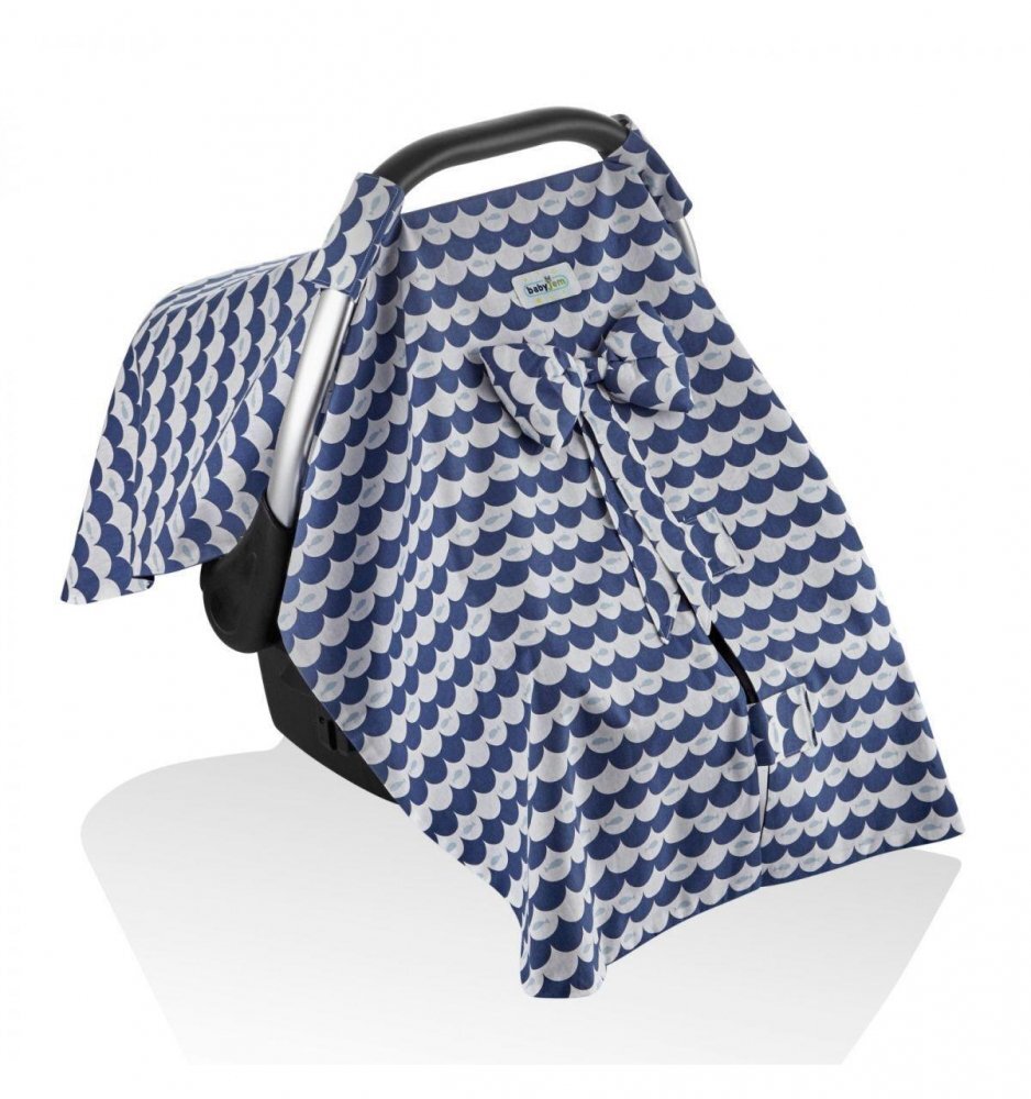 BabyJem Parasolar pentru scaun auto 0-13 kg Infant Cover Indigo