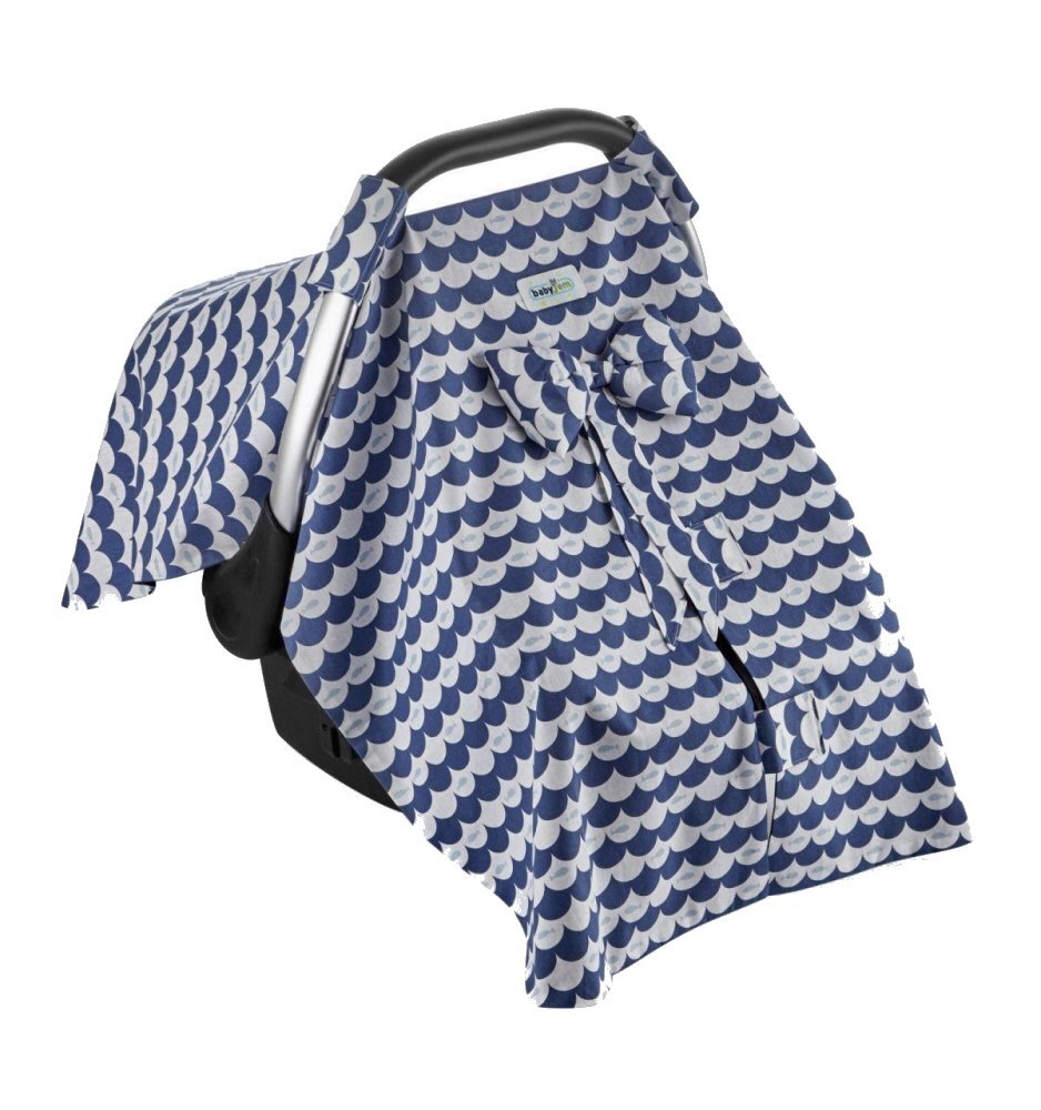 BabyJem Parasolar pentru scaun auto 0-13 kg Infant Cover Indigo