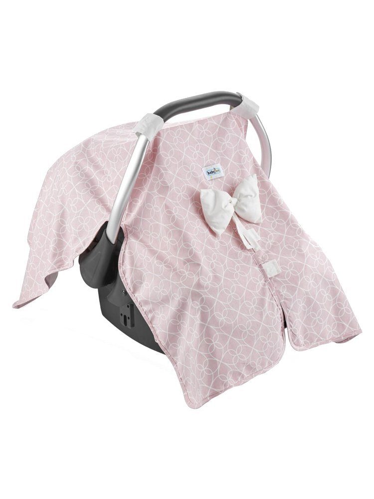 BabyJem Parasolar pentru scaun auto 0-13 kg Infant Cover Roz