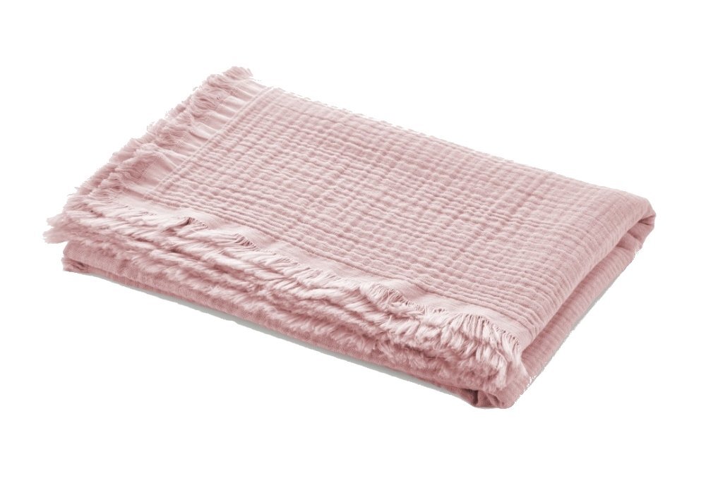 BabyJem Paturica din muselina pentru copii 120x84 cm Powder Pink
