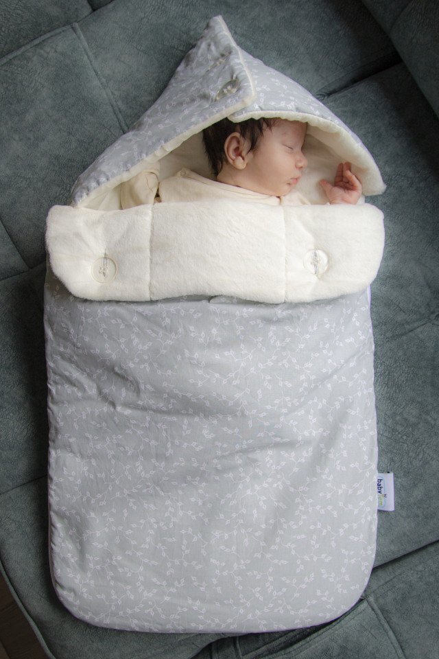BabyJem Paturica multifunctionala din bumbac Gri