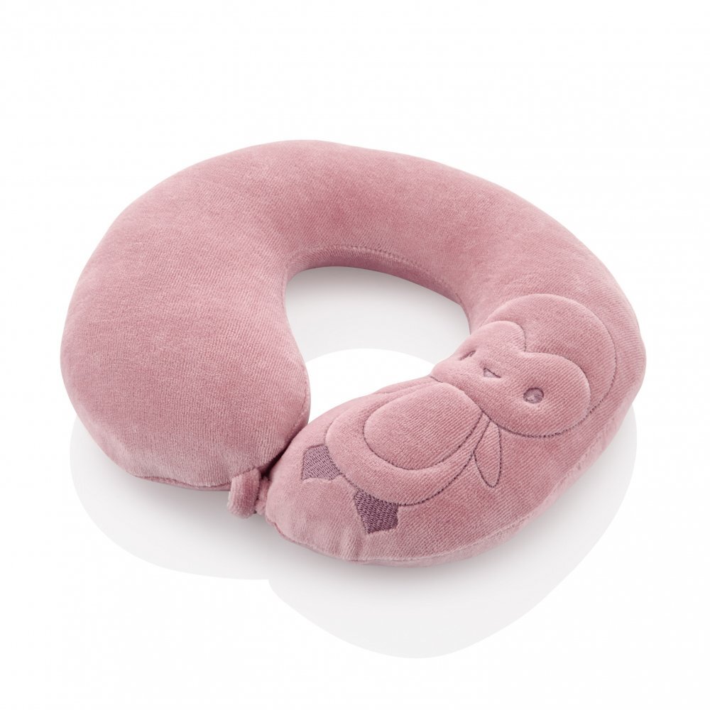 BabyJem Pernuta suport pentru gat Head and Neck Pinguin Pink