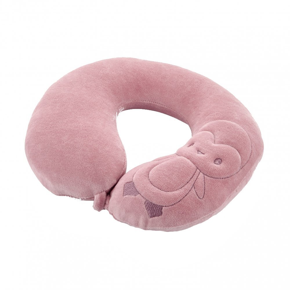 BabyJem Pernuta suport pentru gat Head and Neck Pinguin Pink