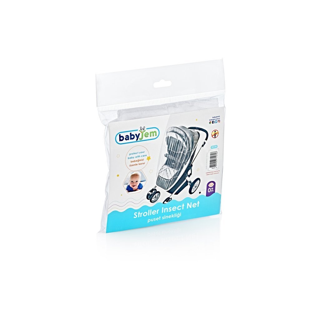 BabyJem Plasa de insecte pentru carucior White