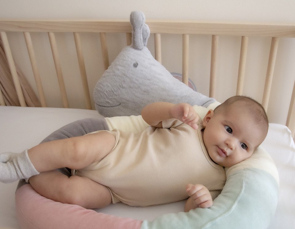 BabyJem Protectie laterala multifunctionala din plus Omida