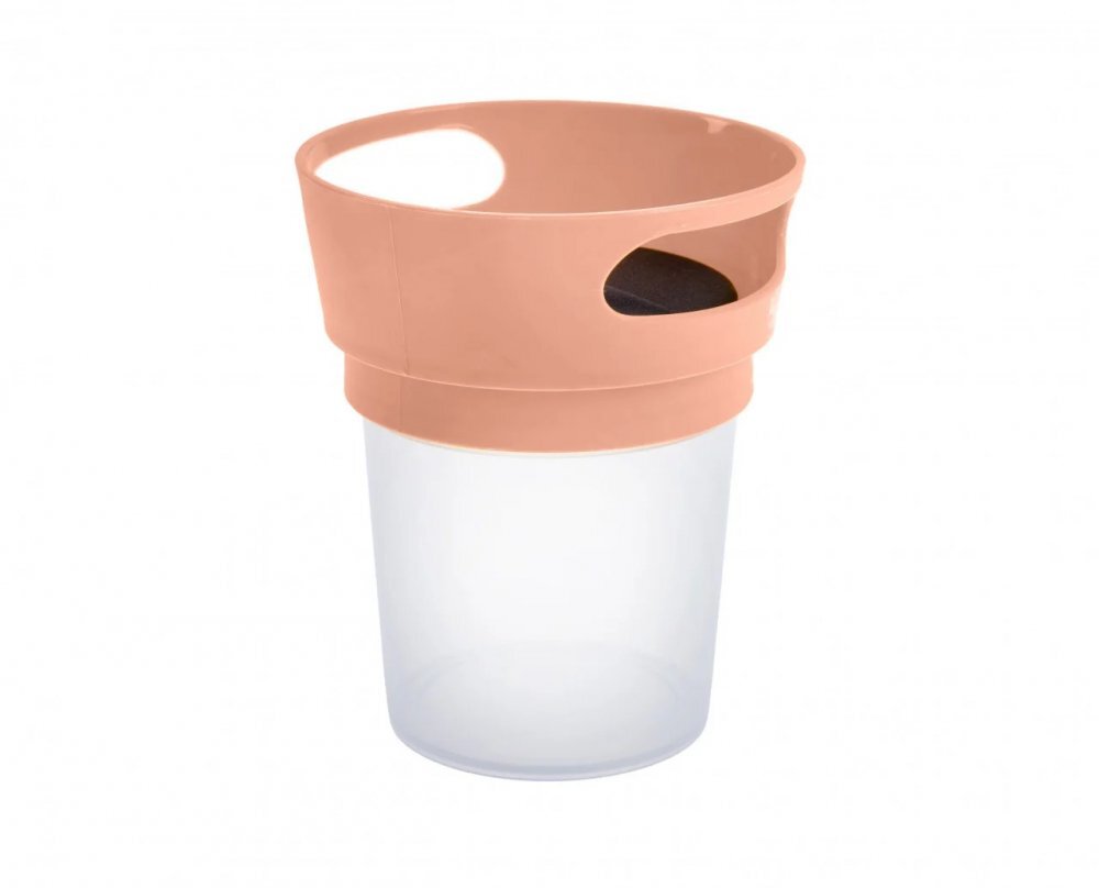 BabyJem Recipient pentru gustari cu capac Roz
