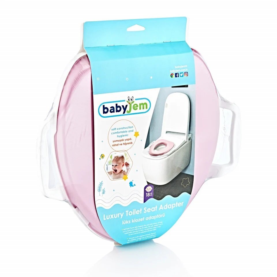 BabyJem Reductor moale pentru toaleta Lux Pink