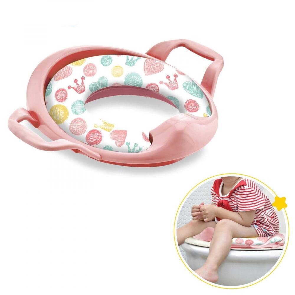BabyJem Reductor moale pentru toaleta Princess Pink