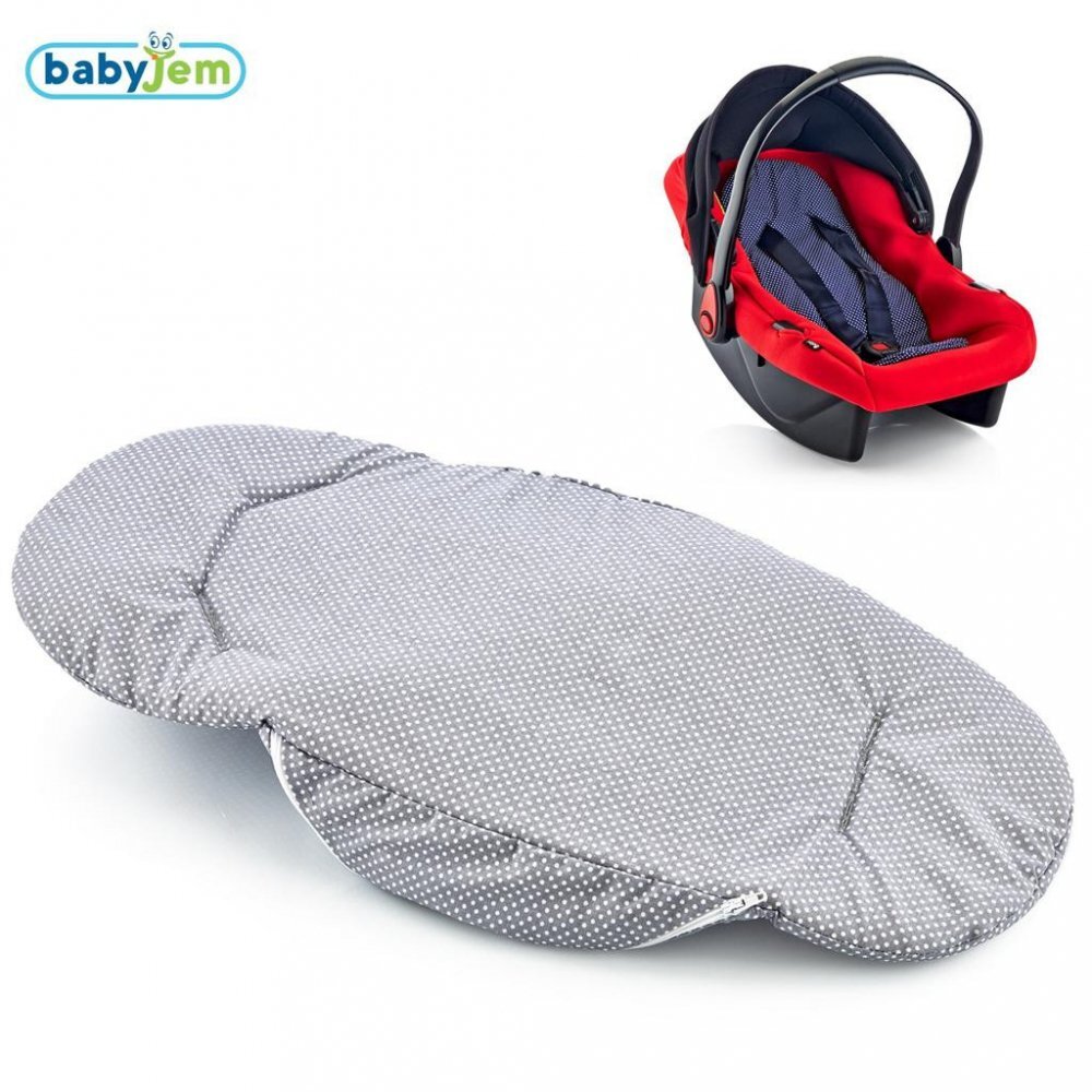 BabyJem Reductor scaun auto 0-13 kg Gri Buline