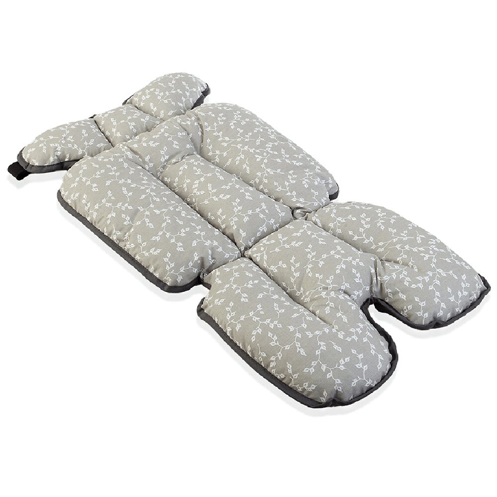 BabyJem Saltea pentru carucior si scaun de masa Flowers grey