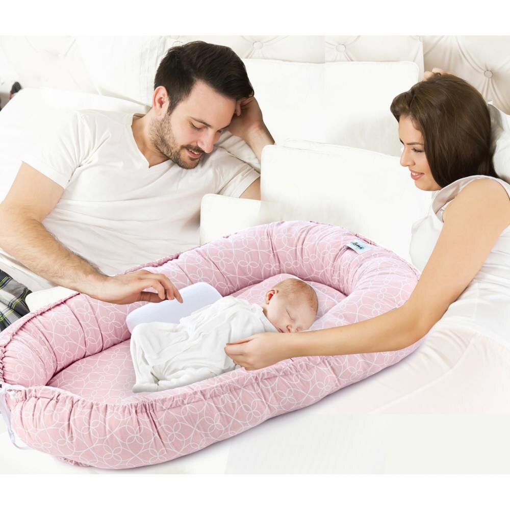BabyJem Saltea reductor BabyNest Between parents Pink Clover