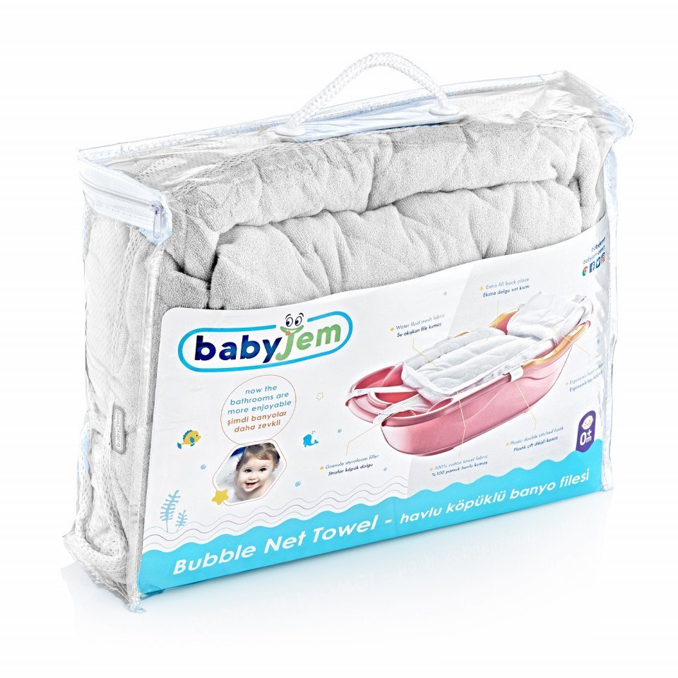BabyJem Salteluta de tip hamac pentru cadita Gri