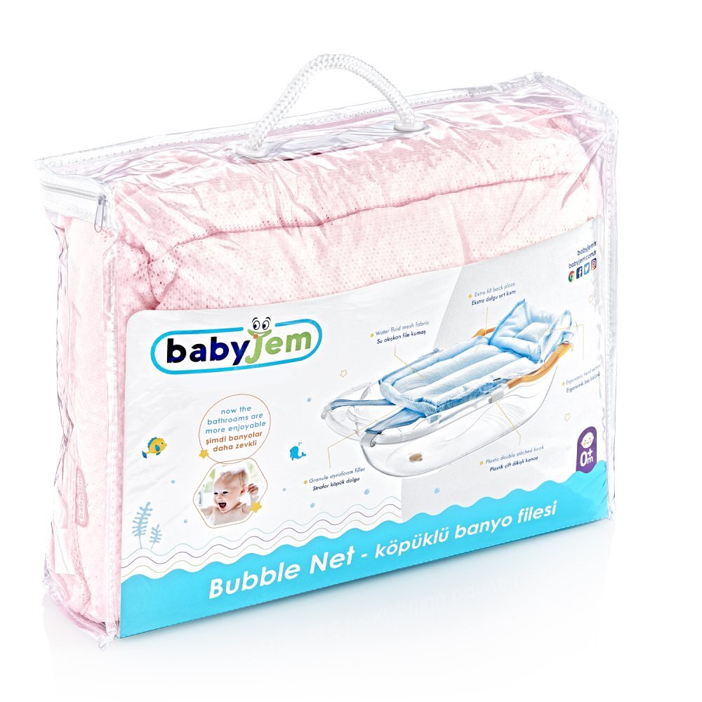BabyJem Salteluta tip hamac pentru cadita Pink
