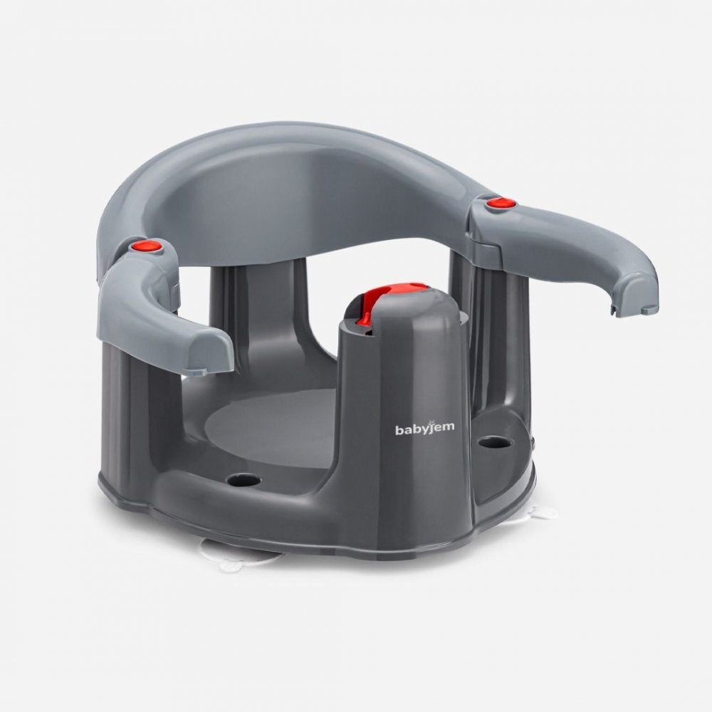 BabyJem Scaun de baie pentru bebelusi Bath and Feeding gri