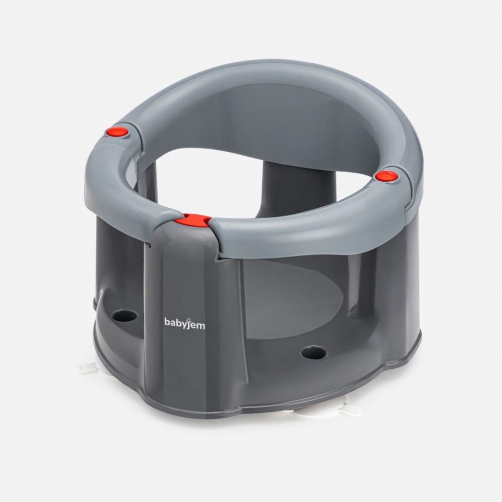 BabyJem Scaun de baie pentru bebelusi Bath and Feeding gri