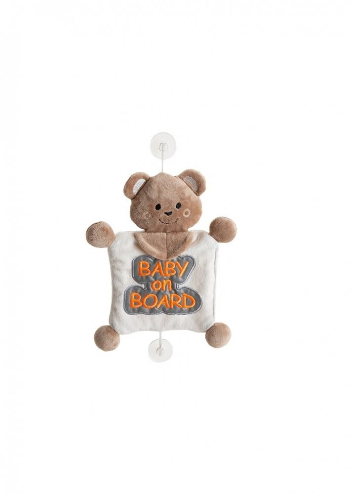 BabyJem Semn reflectorizant Baby on Board Rosu