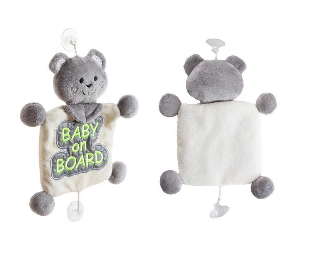 BabyJem Semn reflectorizant Baby on Board Verde