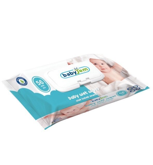 BabyJem Servetele umede 1 pachete x 56 bucati