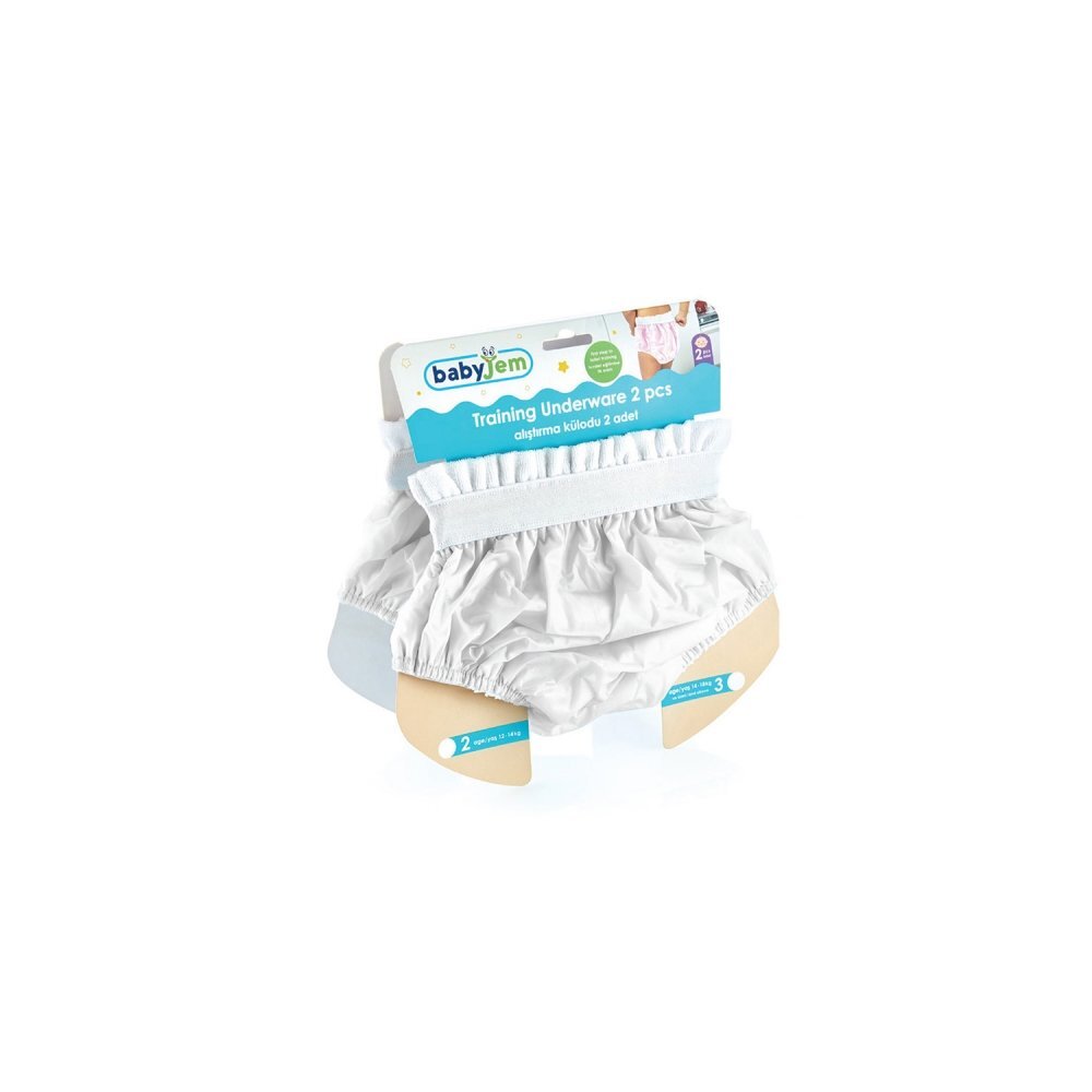 BabyJem Set 2 chilotei antrenament nr.2 12-14 kg White
