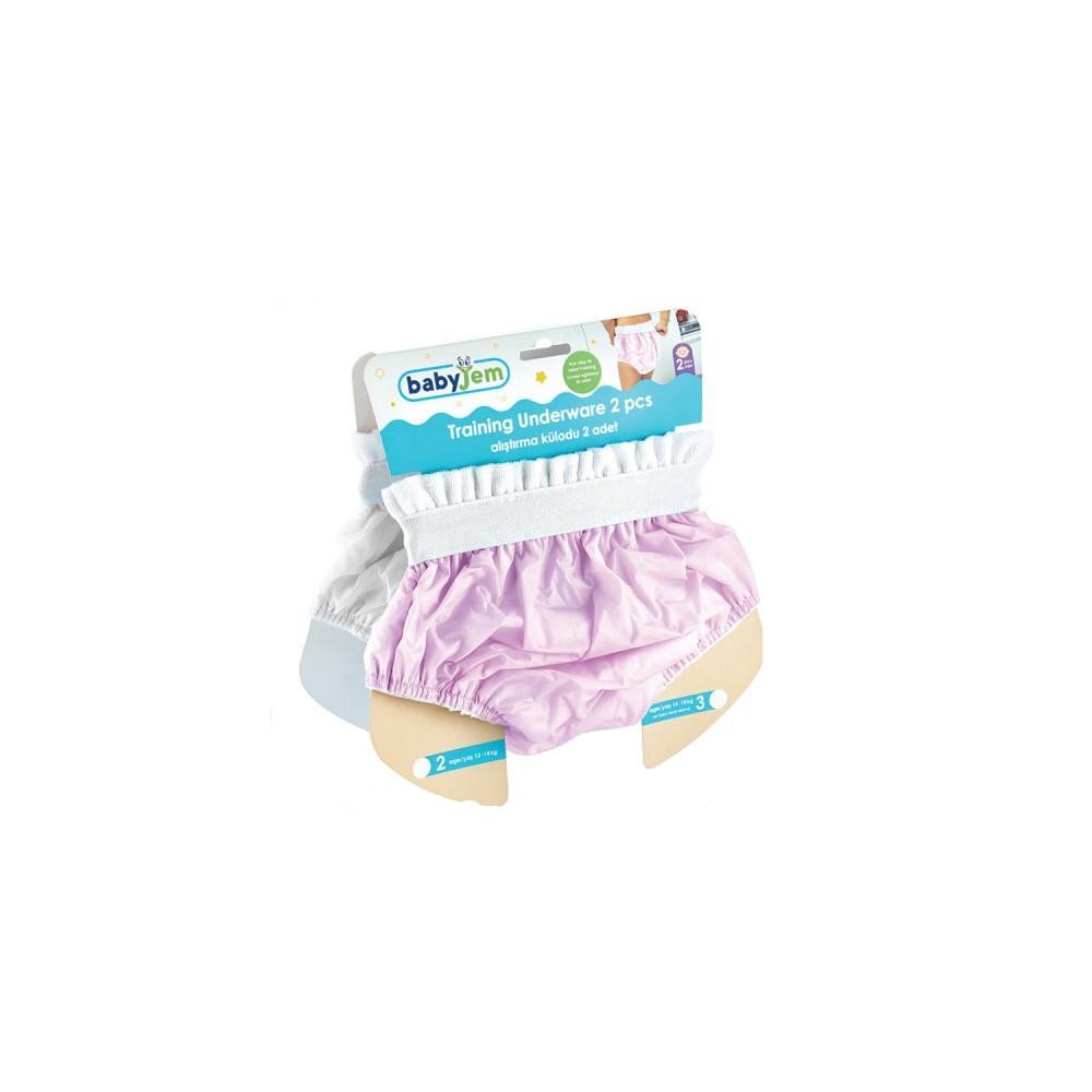BabyJem Set 2 chilotei antrenament nr.3 14-18 kg Pink