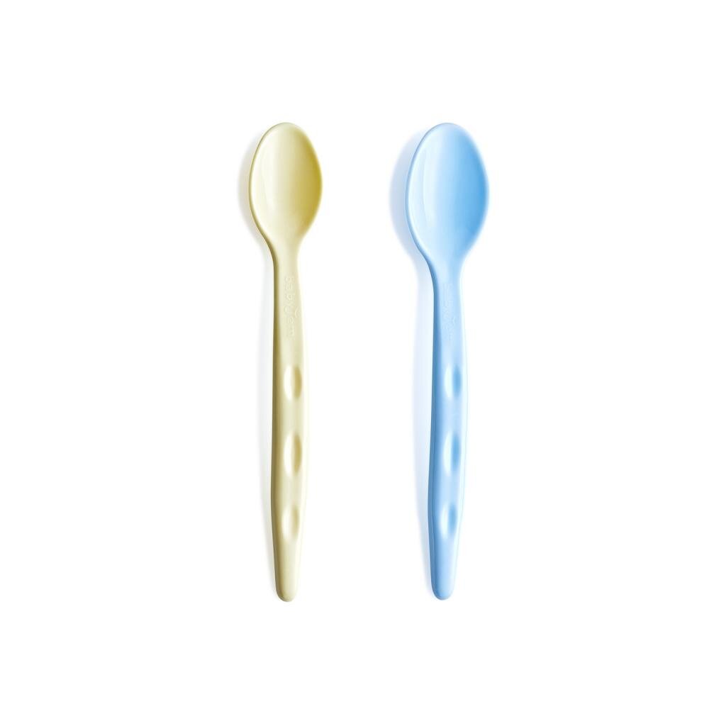 BabyJem Set 2 lingurite pentru copii BlueYellow