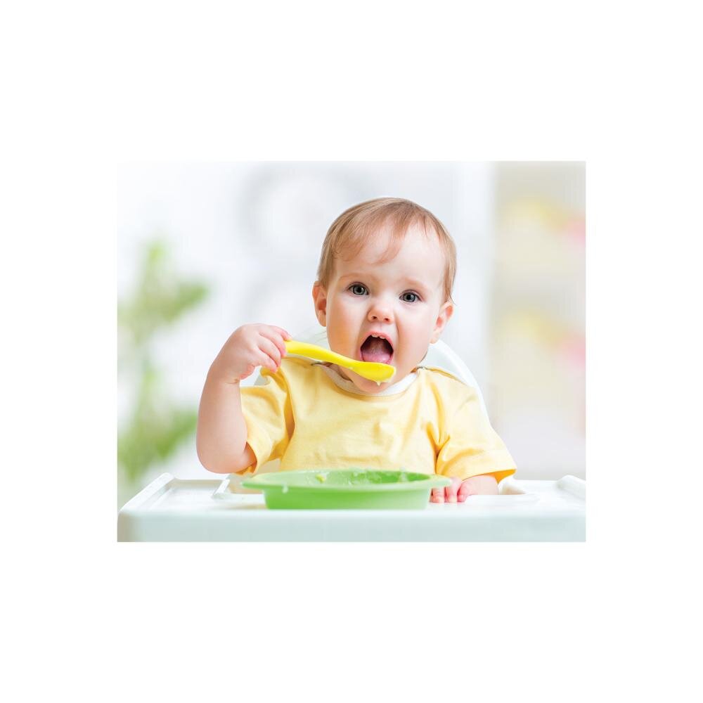 BabyJem Set 2 lingurite pentru copii PinkYellow