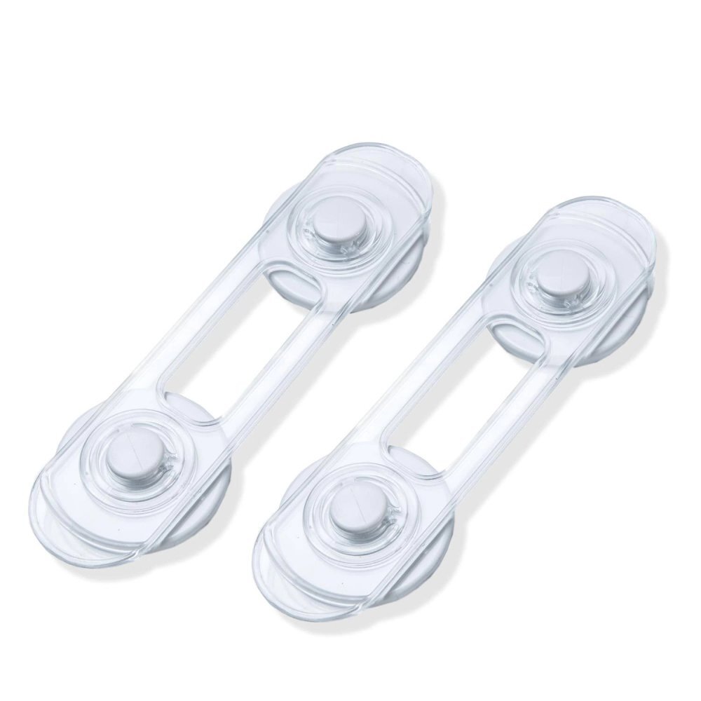 BabyJem Set 2 mini sigurante universale pentru usi si dulapuri