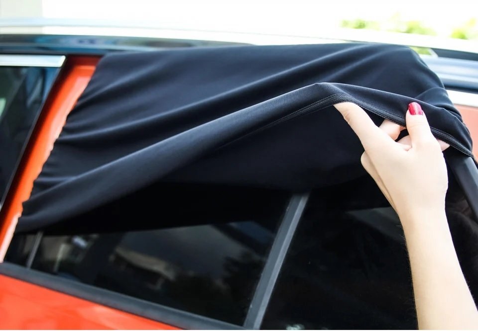 BabyJem Set 2 parasolare auto Sun Shade Cover 47x107 cm