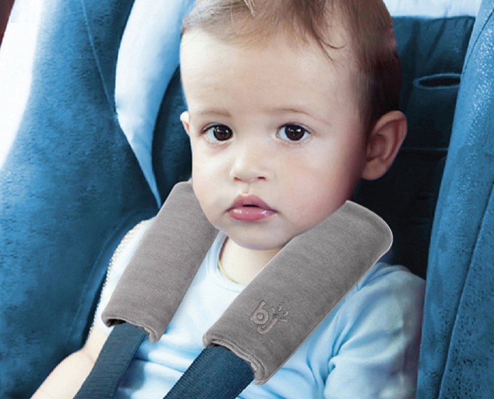 BabyJem Set 2 protectii pentru centura de siguranta gri