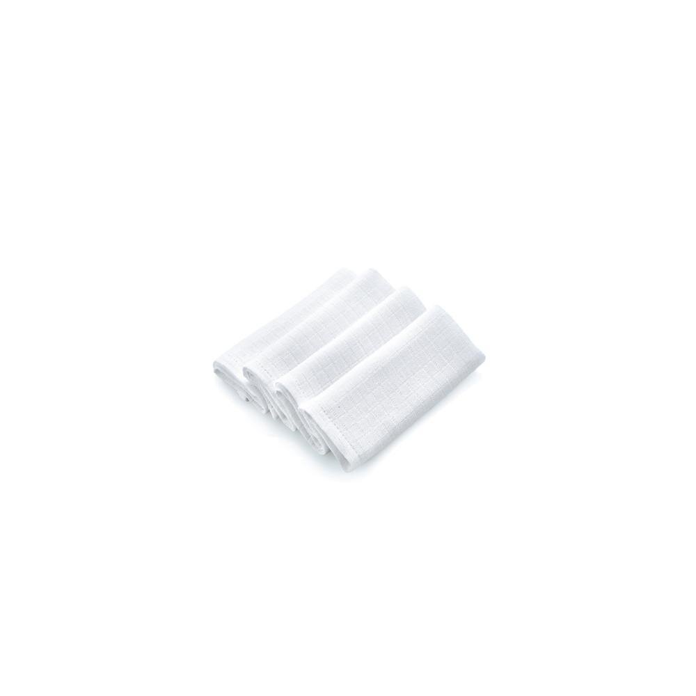 BabyJem Set 4 prosopele din muselina 25x29 cm White
