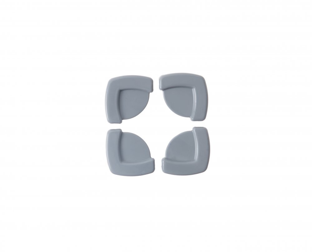 BabyJem Set 4 protectii pentru colturi mobila Corner Cushion Gri