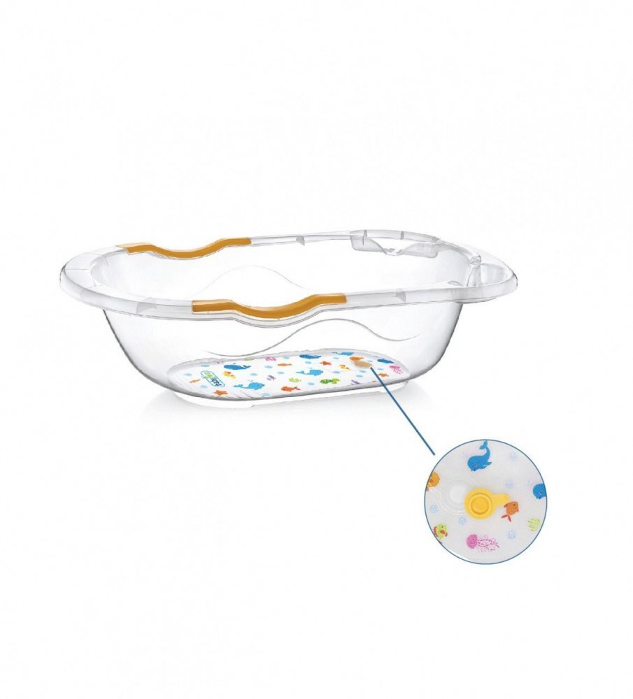 BabyJem Set cadita de baie cu 6 piese Alb