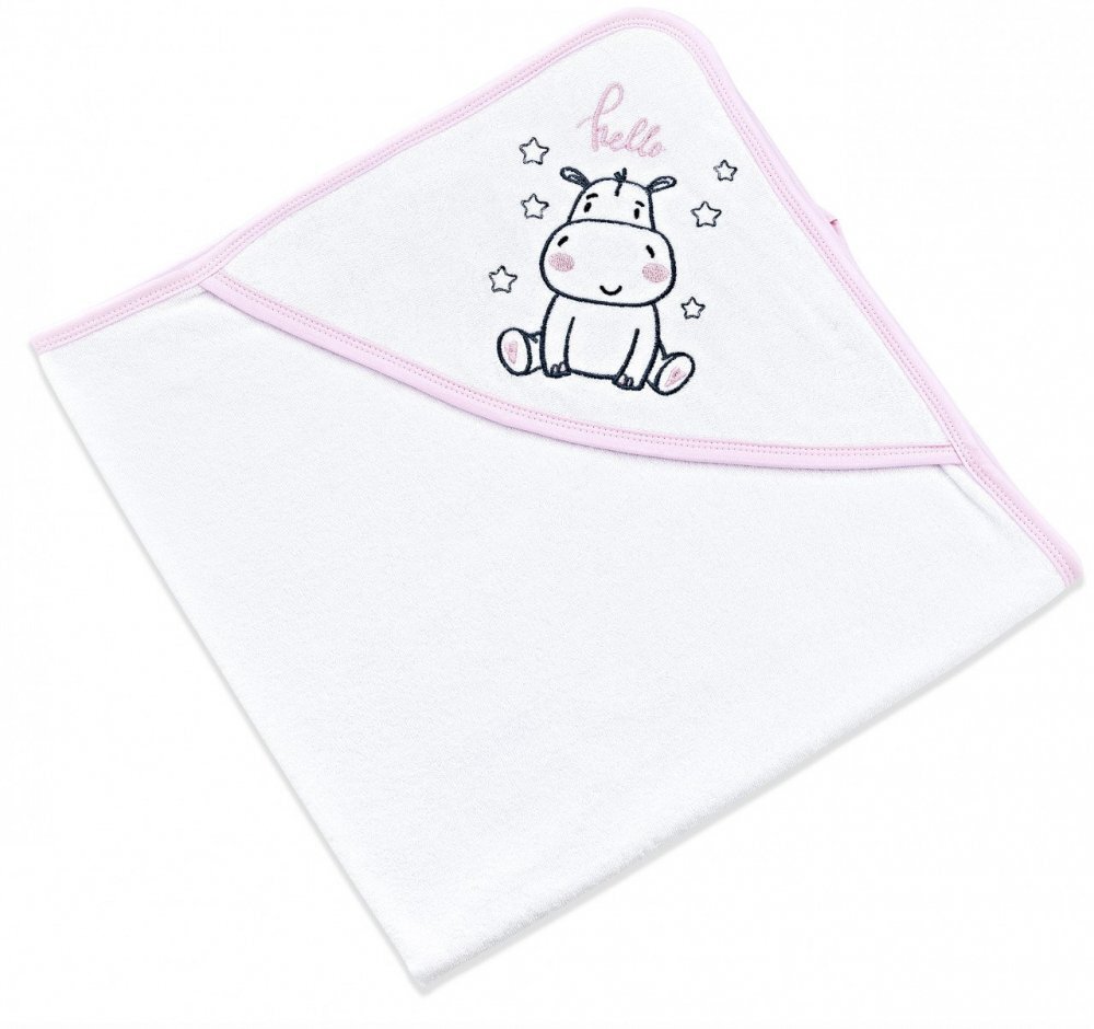 BabyJem Set cadita de baie pentru bebelusi cu 6 piese Roz)