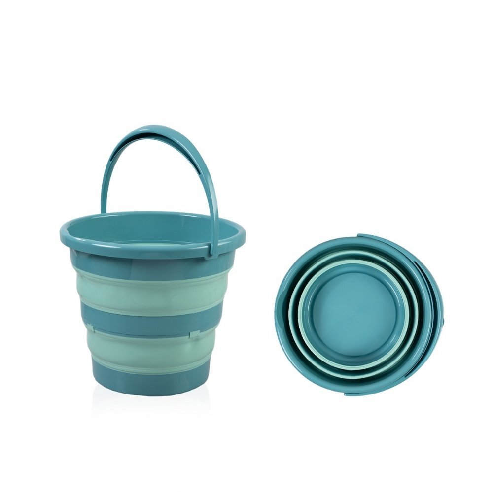 BabyJem Set cadita pliabila de baie 5 piese turcoaz