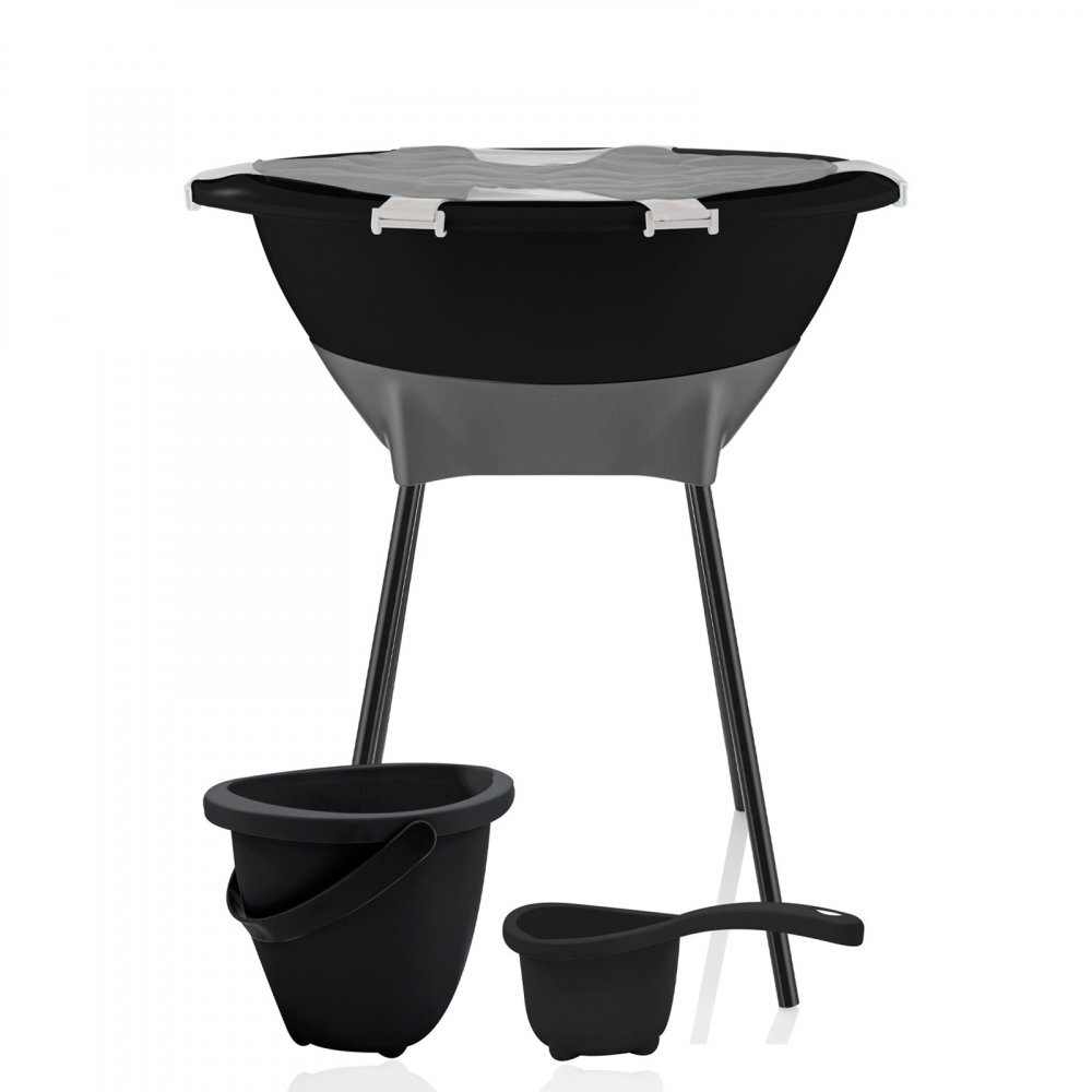 BabyJem Set complet de baie Elegant Negru