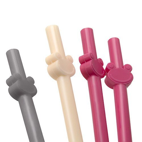 BabyJem Set de 4 paie din silicon reutilizabile Roz