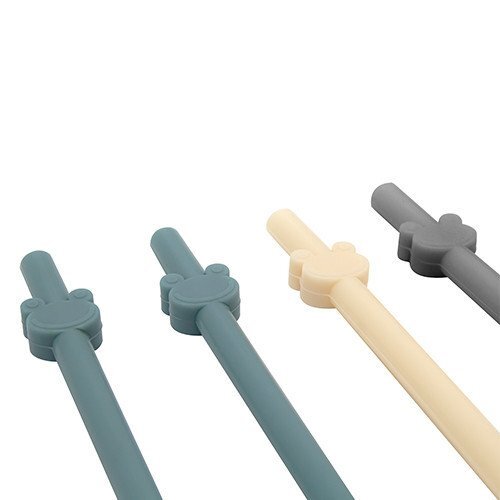 BabyJem Set de 4 paie din silicon reutilizabile Turcoaz