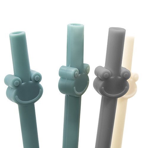 BabyJem Set de 4 paie din silicon reutilizabile Turcoaz