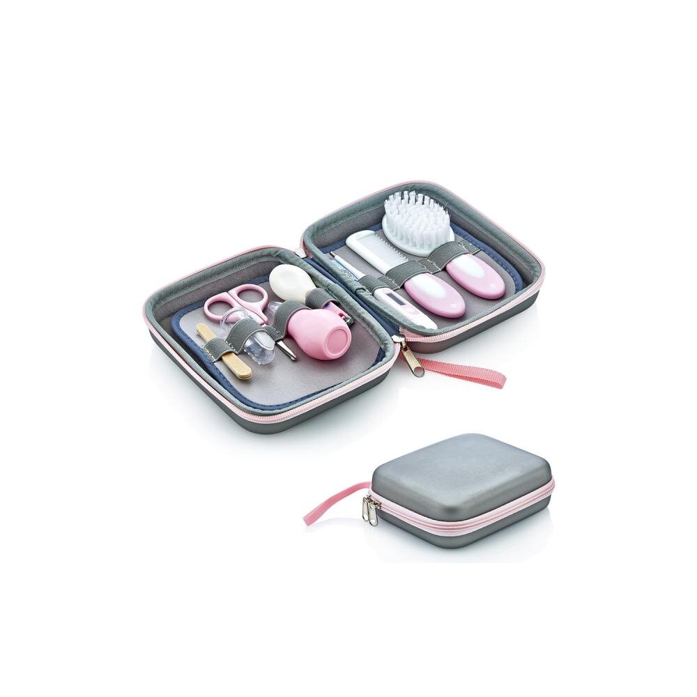BabyJem Set ingrijire bebelusi cu 9 piese Grooming Set Pink