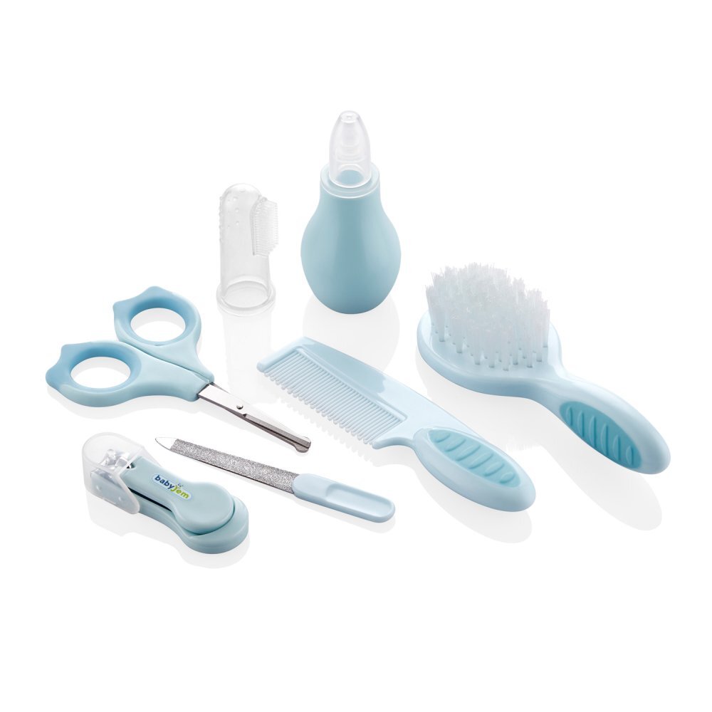 BabyJem Set ingrijire copii cu 7 piese Blue