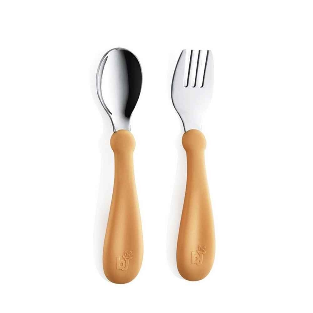 BabyJem Set tacamuri din inox pentru copii Orange