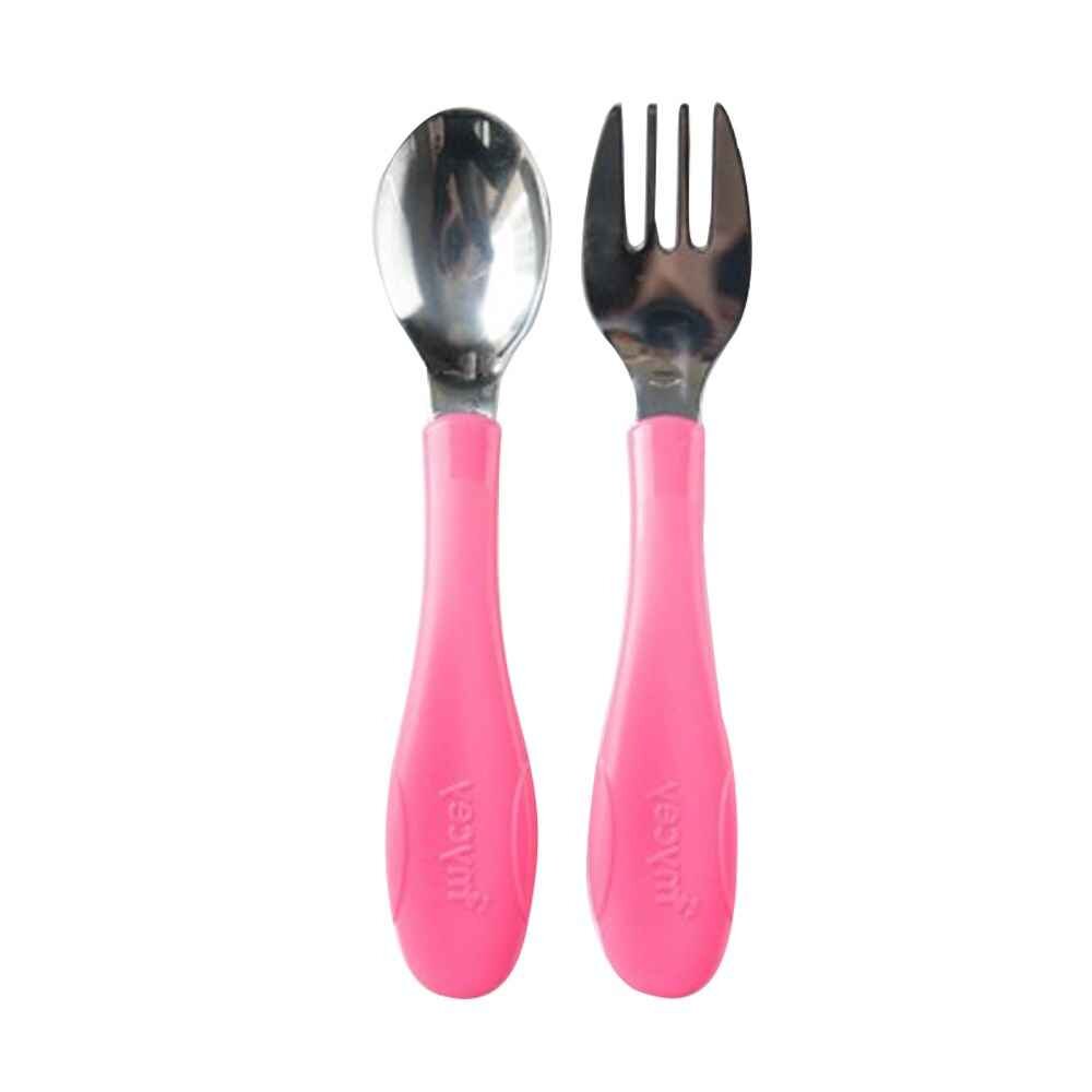 BabyJem Set tacamuri din inox pentru copii Pink